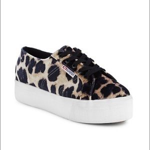 Superga *NWT* Leopard Platform Sneakers size 8